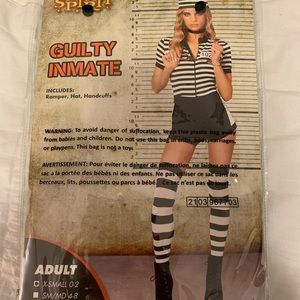 NEW GUILTY INMATE COSTUME